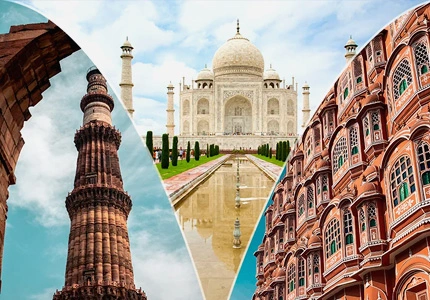 Chandigarh to Jaipur Agra Fatehpur Sikri Delhi Tour